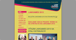 Desktop Screenshot of lawgames.sk